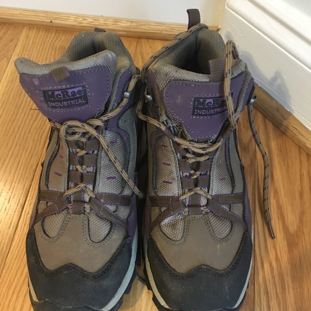 Hiking boots, scale and Starbucks mug
